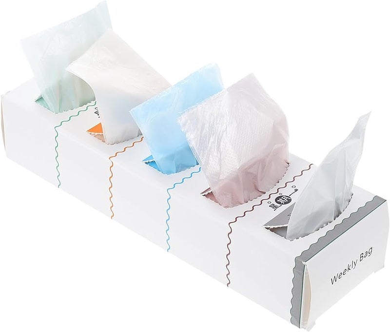 أكياس قمامة سميكة قابلة للتخلص 250 قطعة، أكياس بطانة سلة المهملات المكتبية، تخزين النفايات - Image 1